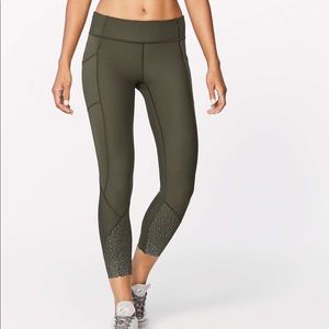 Lululemon Thight Stuff Thight / Leggings Dark Olive